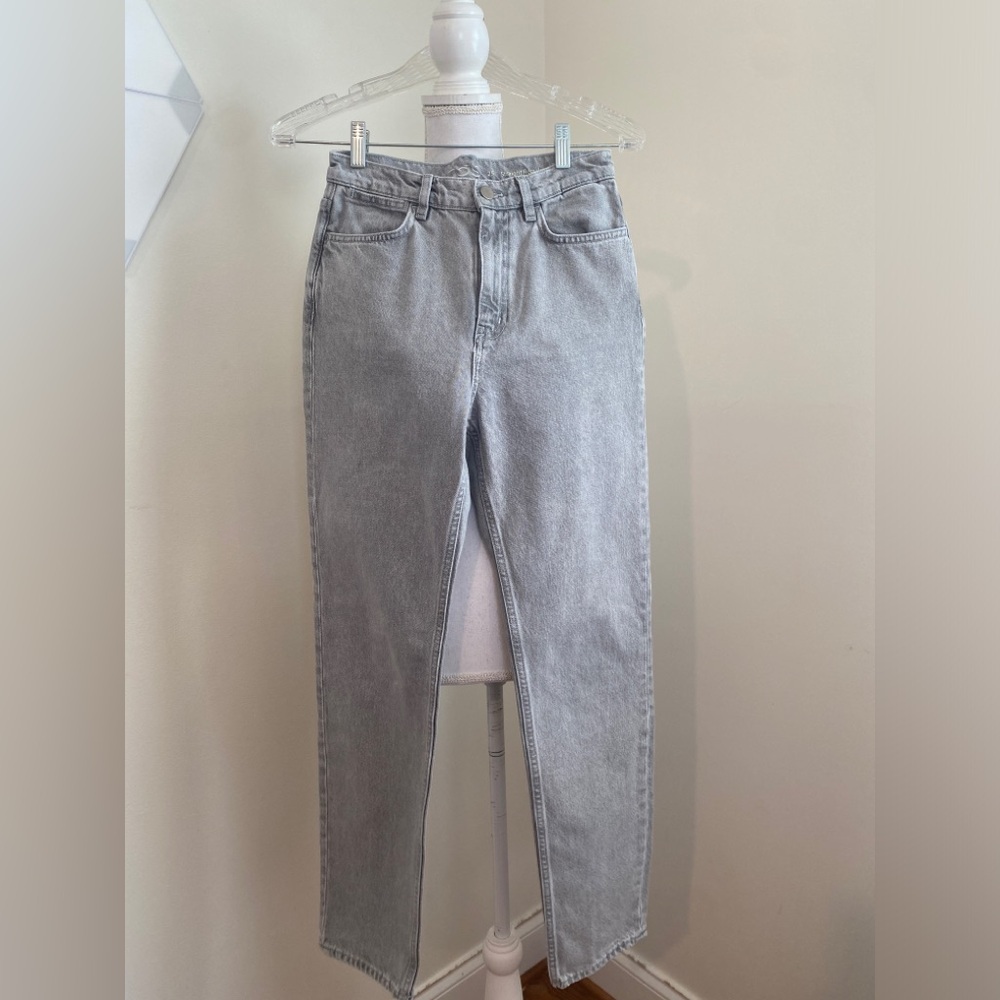 COS Gray Straight Leg Jeans